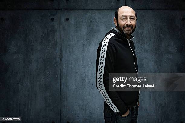 Actor Kad Merad is photographed for Self Assignment on February 18, 2010 in Paris, France.