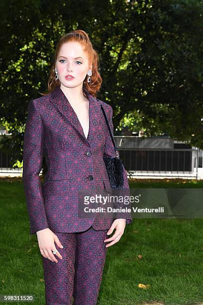 Ellie Bamber arrives at a photocall for 'Women's Tales' during the 73rd Venice Film Festival at on September 1, 2016 in Venice, Italy.