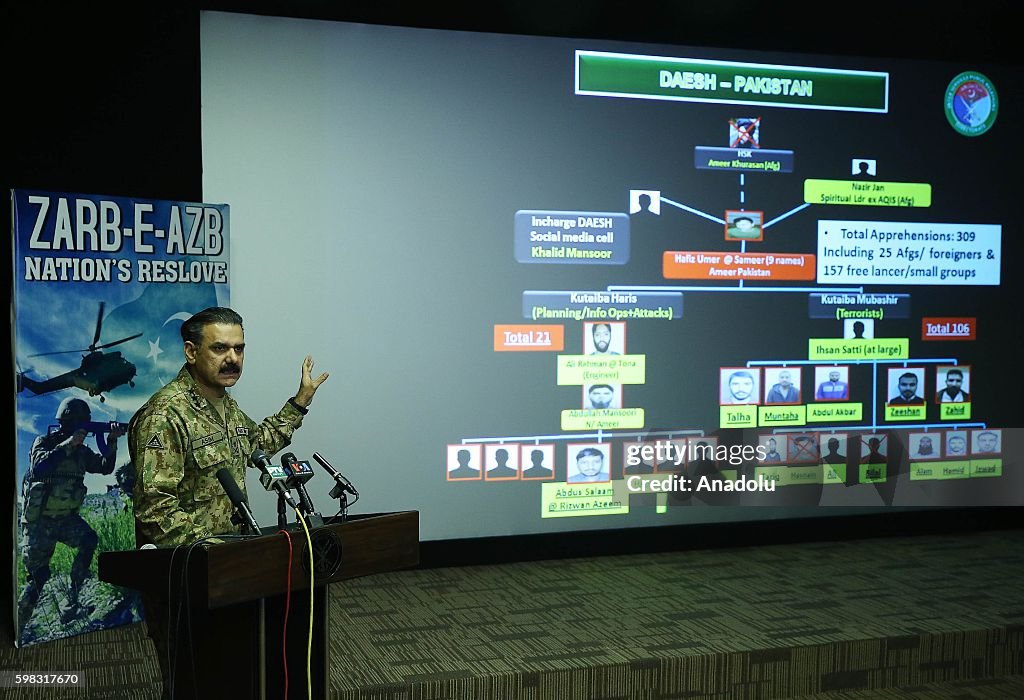 Pakistani Army Spokesman Bajwa's press conference in Rawalpindi 