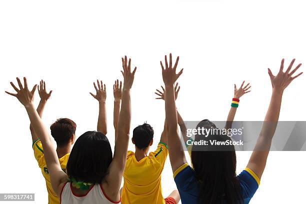 young fans cheer - china fans cheer stock pictures, royalty-free photos & images