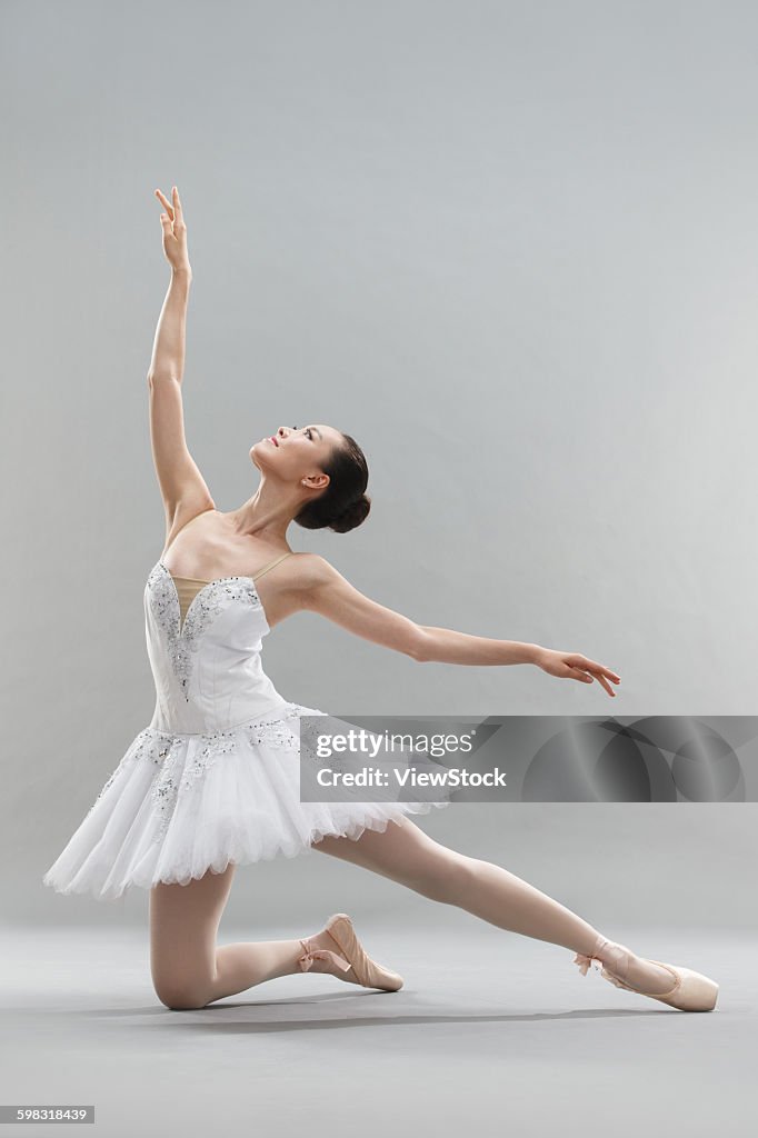 Young women dance ballet