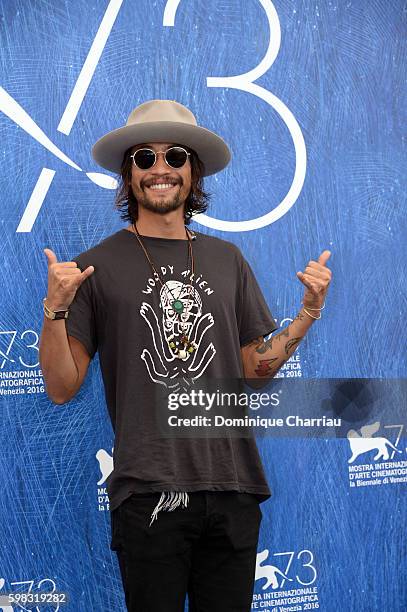 Actor Ryoo Seung-Bum attends a photocall for 'Geumul - The Net' during the 73rd Venice Film Festival at on September 1, 2016 in Venice, Italy.