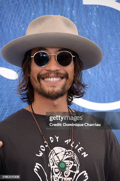 Actor Ryoo Seung-Bum attends a photocall for 'Geumul - The Net' during the 73rd Venice Film Festival at on September 1, 2016 in Venice, Italy.