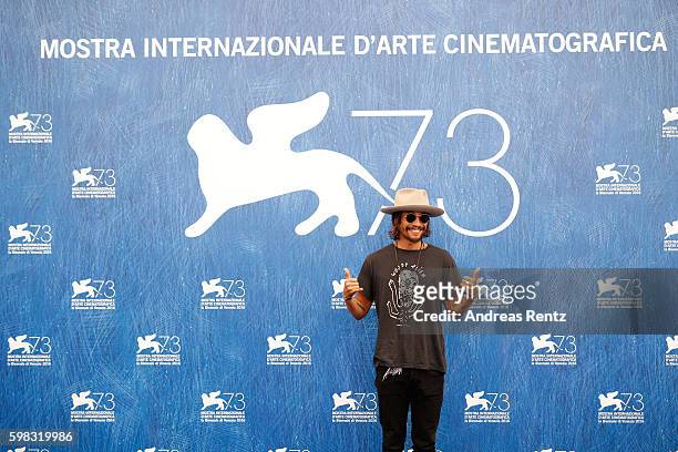 Actor Ryoo Seung-Bum attends a photocall for 'Geumul - The Net' during the 73rd Venice Film Festival at on September 1, 2016 in Venice, Italy.