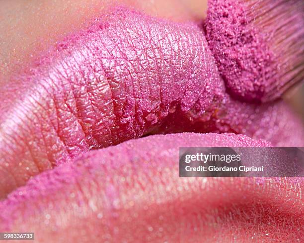 beauty - lipstick smudge stock pictures, royalty-free photos & images