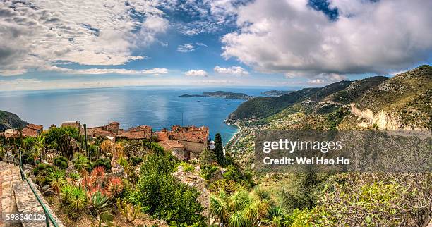 eze - eze village fotografías e imágenes de stock