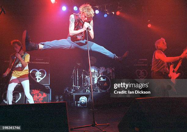 Die Toten Hosen performing on stage at The Forum, Kentish Town, London 30 October 1994.