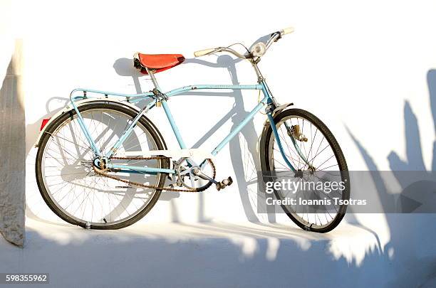 vintage bicycle - tinos stock illustrations