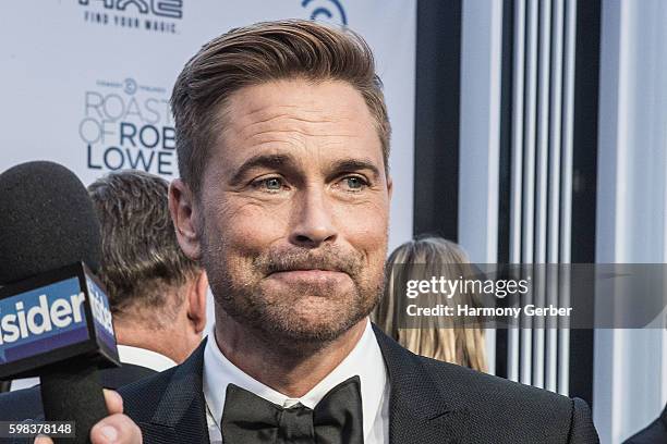 Rob Lowe attends the Comedy Central roast of Rob Lowe held at Sony Studios on August 27, 2016 in Los Angeles, California.