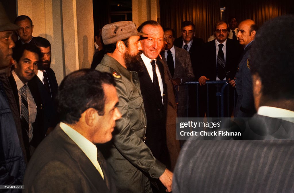 Castro & Waldheim At The United Nations