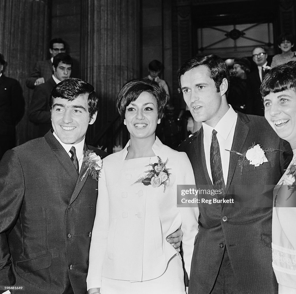 Arsenal footballer George Graham with his new wife, model Marie Zia ...