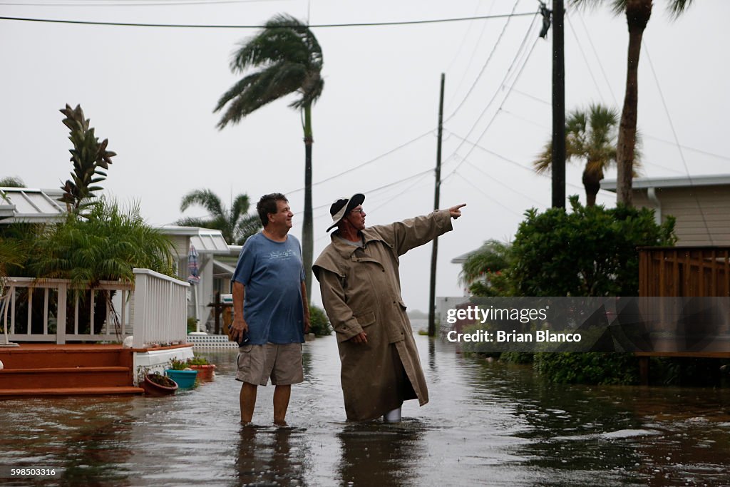 Tropical Storm Hermine Bears Down On Florida's Gulf Coast