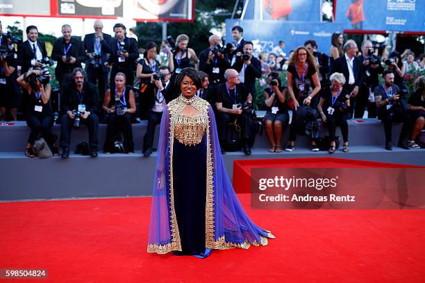 Taylor Re Lynn attends the premiere of 'The Light Between Oceans' during the 73rd Venice Film Festival at Sala Grande on September 2, 2016 in Venice,...