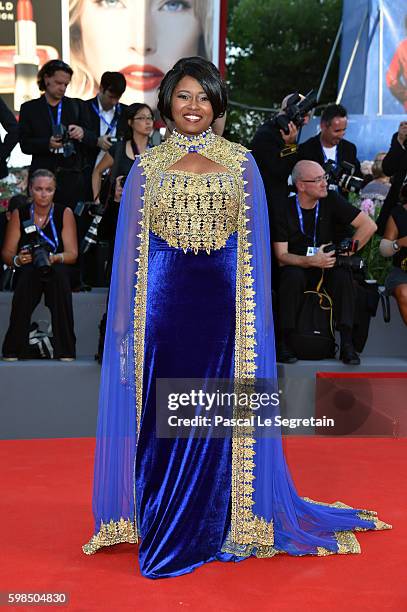 Taylor Re Lynn attends the premiere of 'The Light Between Oceans' during the 73rd Venice Film Festival at Sala Grande on September 2, 2016 in Venice,...