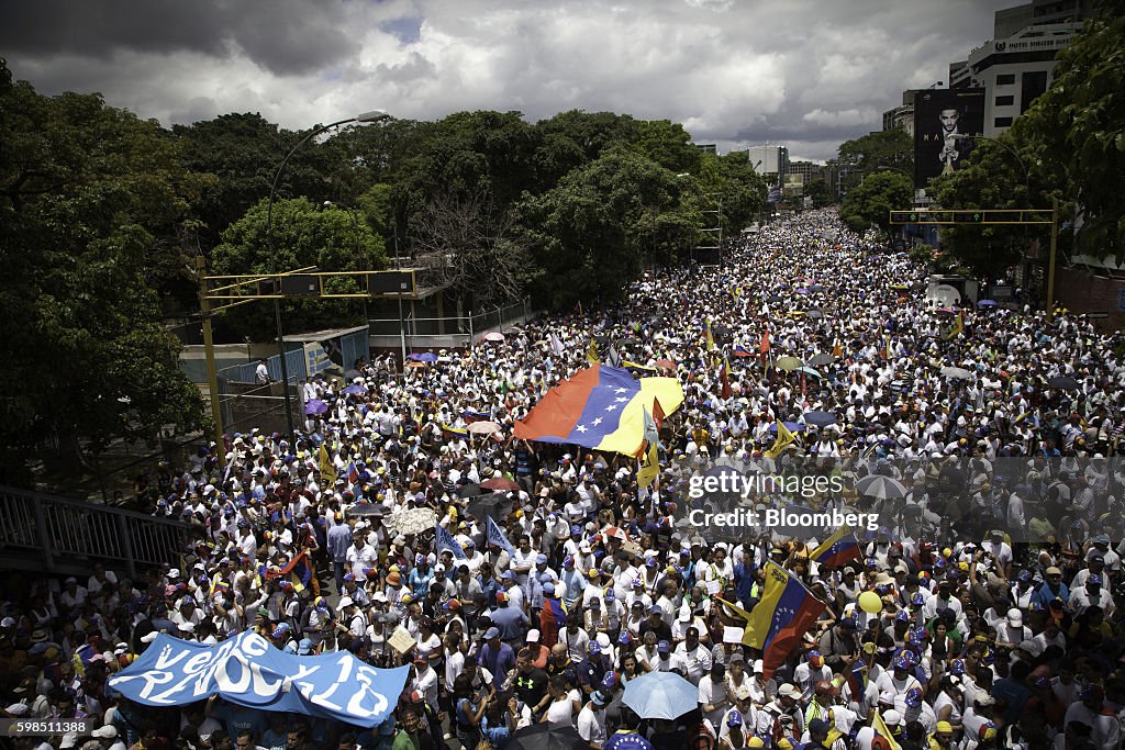As Many As 1 Million Venezuelans Expected To March In Opposition Protest