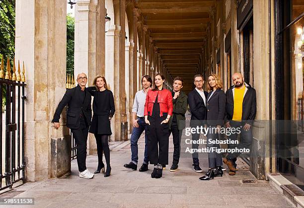 Fashion designer Pierre Hardy, beauty editor Laurence Hovart, visual artist Damien Blottière, actress Amira Casar, artistic director of Paco Rabanne...