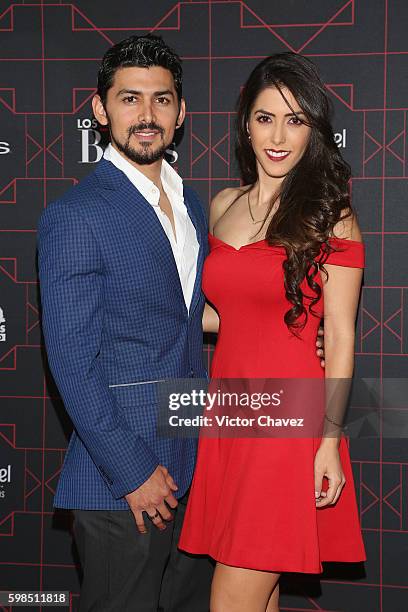 Miguel Martinez and Daniela Basso attend Los + Bellos de TvYNovelas 2016 at Bosque de Chapultepec on August 31, 2016 in Mexico City, Mexico.