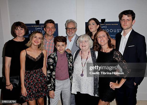 The cast and crew of 'Other People' attend the Premiere of Vertical Entertainment's 'Other People' at The London West Hollywood on August 31, 2016 in...