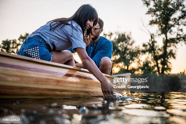 ride on the lake - rowboat bildbanksfoton och bilder