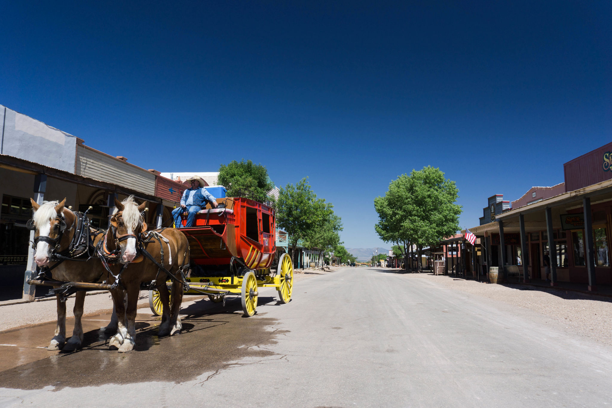 stagecoach in Tombstone, Arizona stagecoach in Tombstone, Arizona