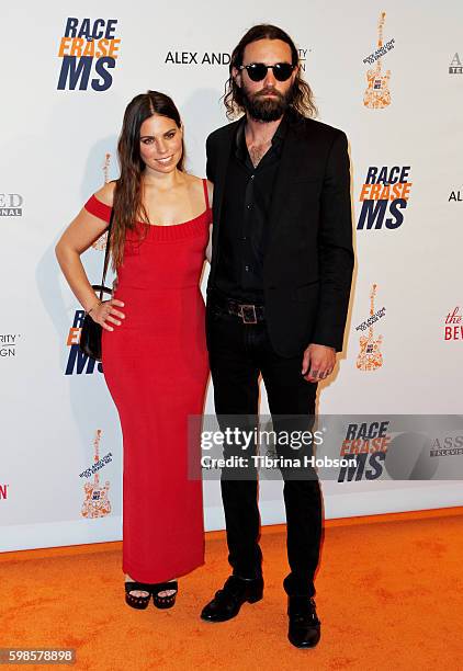 Ally Hilfiger and Steve Hash attend the 23rd annual Race to Erase MS Gala at The Beverly Hilton Hotel on April 15, 2016 in Beverly Hills, California.