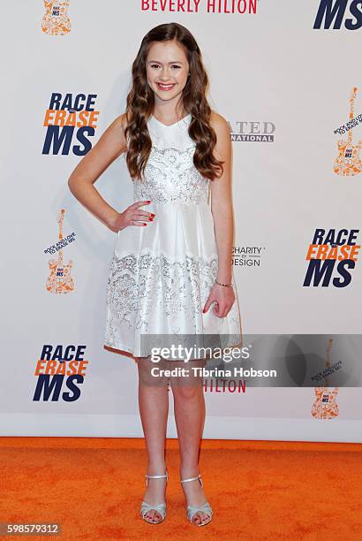 Olivia Sanabia attends the 23rd annual Race to Erase MS Gala at The Beverly Hilton Hotel on April 15, 2016 in Beverly Hills, California.