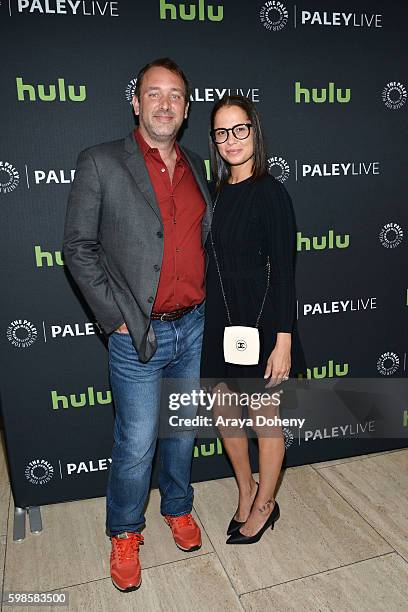 Trey Parker and Boogie Tillmon attend the The Paley Center for Media presents a special retrospective event honoring 20 seasons of "South Park" at...