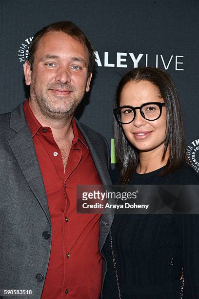 Trey Parker and Boogie Tillmon attend the The Paley Center for Media presents a special retrospective event honoring 20 seasons of "South Park" at...