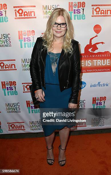 Singer Rory Uphold attends the iPain Music Moves Awareness event at The Charleston Haus on September 1, 2016 in Los Angeles, California.