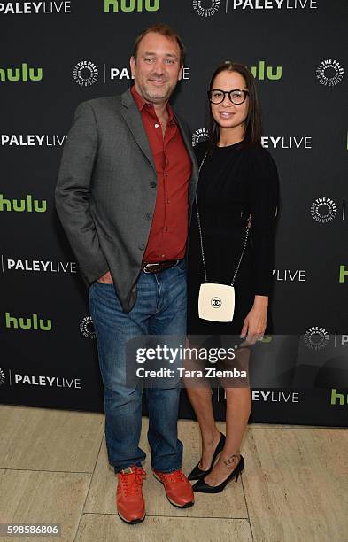 Trey Parker and Boogie Tillmon attend The Paley Center for Media special retrospective event honoring 20 seasons of "South Park" at The Paley Center...