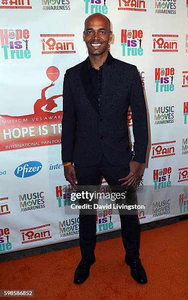 Fitness guru Billy Blanks Jr. Attends the iPain Music Moves Awareness event at The Charleston Haus on September 1, 2016 in Los Angeles, California.