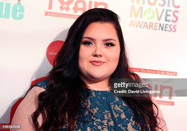 Social media personality Morgan Hanberry attends the iPain Music Moves Awareness event at The Charleston Haus on September 1, 2016 in Los Angeles,...