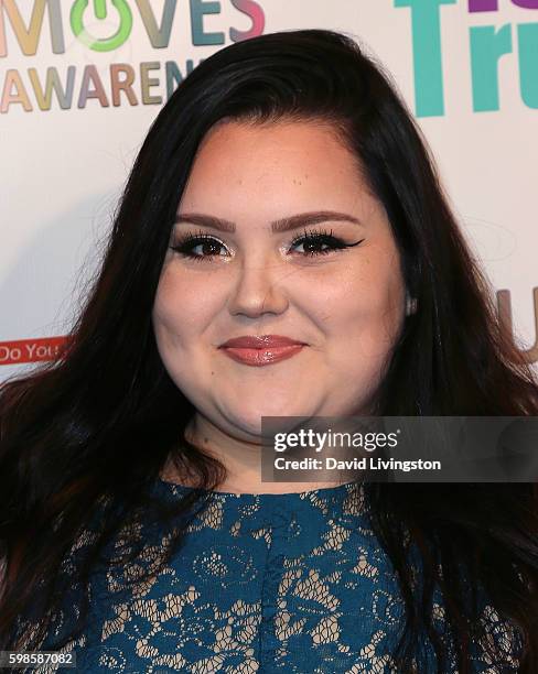 Social media personality Morgan Hanberry attends the iPain Music Moves Awareness event at The Charleston Haus on September 1, 2016 in Los Angeles,...