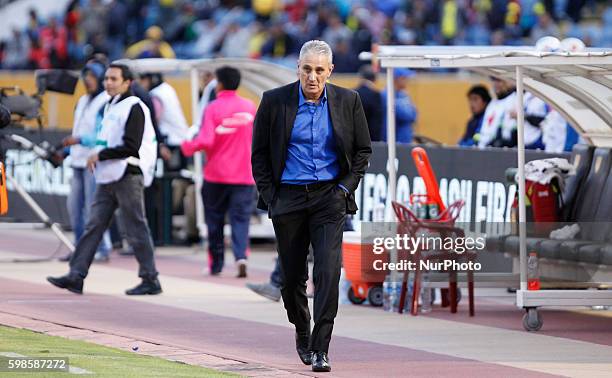 Leonardo Adenor coach of Brazil during World Cup Qualifying match Russia 2018, played between Ecuador and Brazil that is played at the Olimpic...