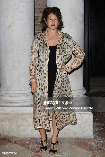 Ginevra Elkann attends Miu Miu Women's Tales Dinner during the 73rd Venice Film Festival at Ca' Corner della Regina on September 1, 2016 in Venice,...