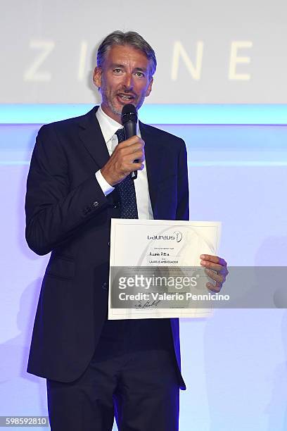 Riccardo Pittis attends during the Laureus F1 Charity Night at the Mercedes-Benz Spa on September 1, 2016 in Milan, Italy.