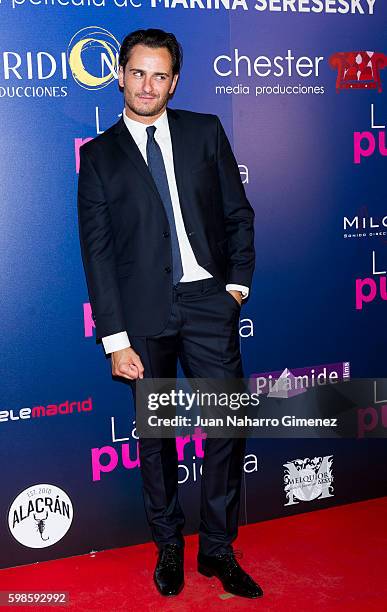 Asier Etxeandia attends 'La Puerta Abierta' premiere at Palacio de la Prensa Cinema on September 1, 2016 in Madrid, Spain.