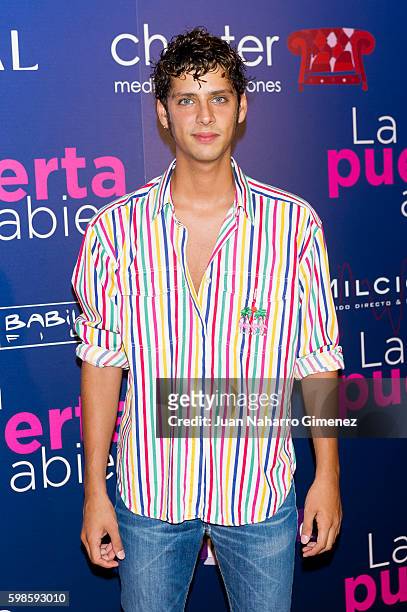 Eduardo Casanova attends 'La Puerta Abierta' premiere at Palacio de la Prensa Cinema on September 1, 2016 in Madrid, Spain.