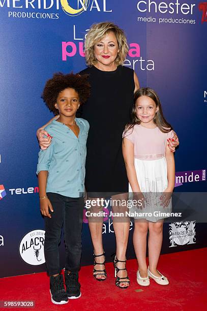 Carmen Machi attends 'La Puerta Abierta' premiere at Palacio de la Prensa Cinema on September 1, 2016 in Madrid, Spain.