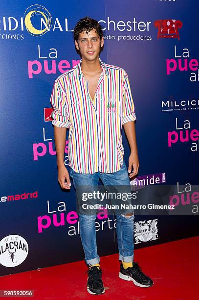 Eduardo Casanova attends 'La Puerta Abierta' premiere at Palacio de la Prensa Cinema on September 1, 2016 in Madrid, Spain.