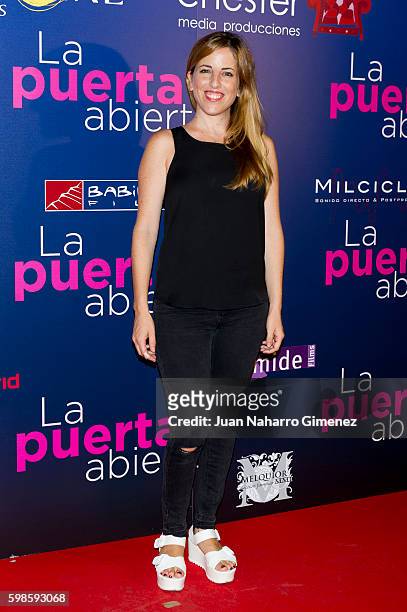 Celia de Molina attends 'La Puerta Abierta' premiere at Palacio de la Prensa Cinema on September 1, 2016 in Madrid, Spain.