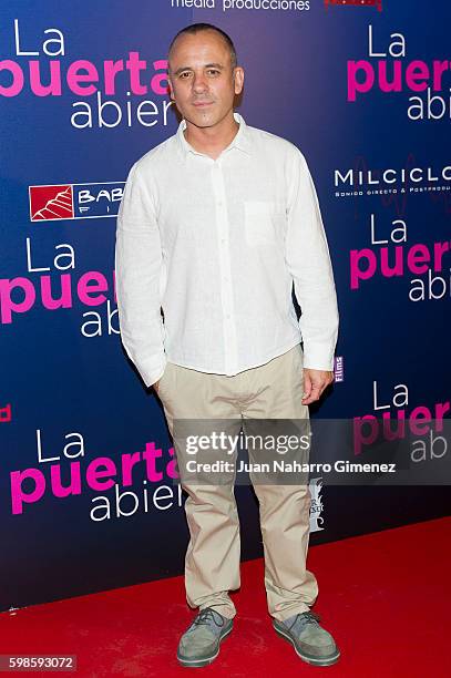 Javier Gutierrez attends 'La Puerta Abierta' premiere at Palacio de la Prensa Cinema on September 1, 2016 in Madrid, Spain.