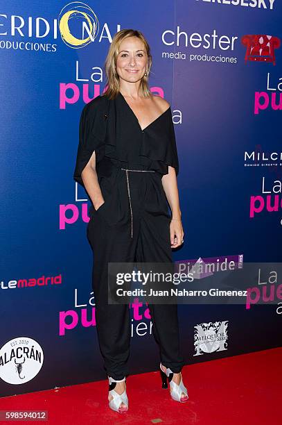 Natalie Pozas attends 'La Puerta Abierta' premiere at Palacio de la Prensa Cinema on September 1, 2016 in Madrid, Spain.