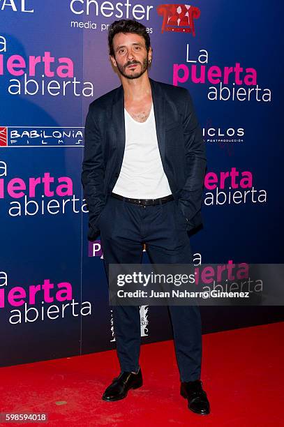 Ignacio Mateos attends 'La Puerta Abierta' premiere at Palacio de la Prensa Cinema on September 1, 2016 in Madrid, Spain.