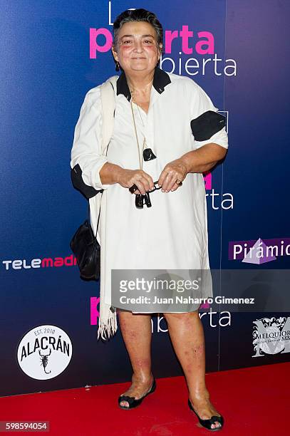 Elena Benarroch attends 'La Puerta Abierta' premiere at Palacio de la Prensa Cinema on September 1, 2016 in Madrid, Spain.