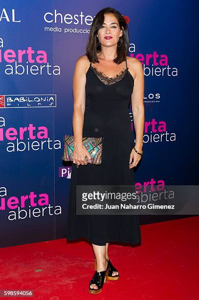 Rocio Munoz attends 'La Puerta Abierta' premiere at Palacio de la Prensa Cinema on September 1, 2016 in Madrid, Spain.