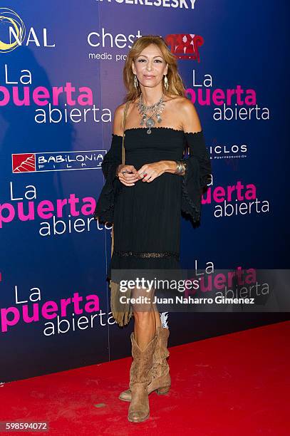 Elisa Matilla attends 'La Puerta Abierta' premiere at Palacio de la Prensa Cinema on September 1, 2016 in Madrid, Spain.