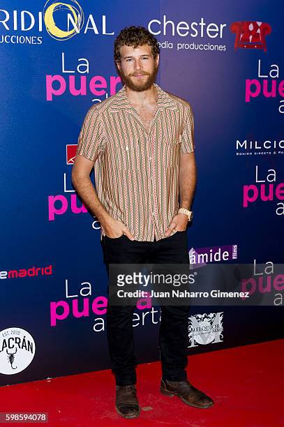 Alvaro Cervantes attends 'La Puerta Abierta' premiere at Palacio de la Prensa Cinema on September 1, 2016 in Madrid, Spain.