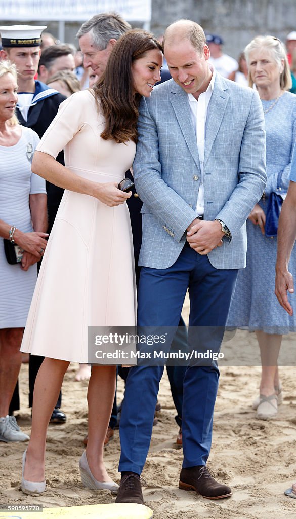 The Duke & Duchess Of Cambridge Visit Cornwall