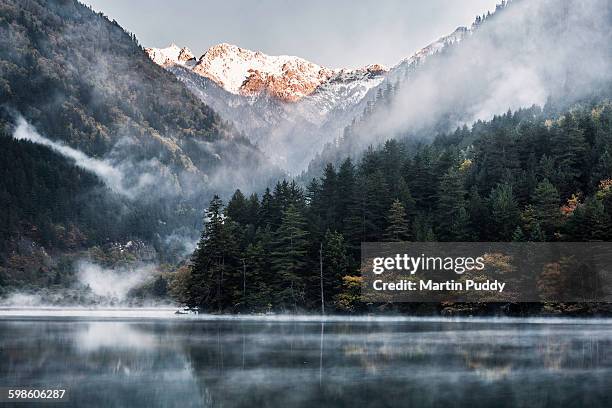 jiuzhaigou national park - zuiverheid stockfoto's en -beelden